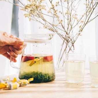 Чайник заварочный для чая Hario Clear Teapot FNC-70-T, стекло, с фильтром, объём 700 мл. 6