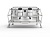 Кофемашина эспрессо рожковая Sanremo Café Racer 2GR Full White