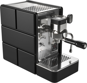 Кофемашина эспрессо Stone-Espresso Plus, Inox Black, корпус черный 1
