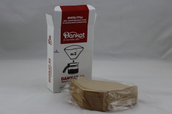 Фильтры бумажные неотбелённые DANKAT 2 для капельных кофеварок, размер №2 упак 100 шт pic 5