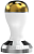 Темпер для кофе Pesado 58,5 мм, color white/gold
