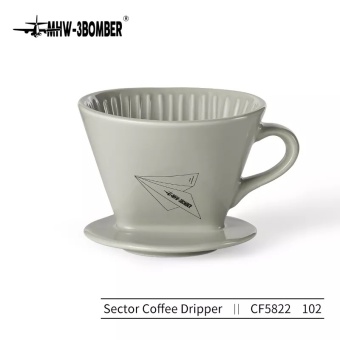 Воронка керамическая для приготовления кофе MHW-3BOMBER Sector, натуральный белый CF5822 (4)