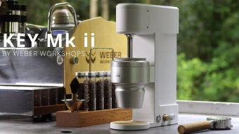 Weber Workshops The KEY (Mk.2, 83 мм, Single Dose) электрическая кофемолка, silver, серебристый  корпус
