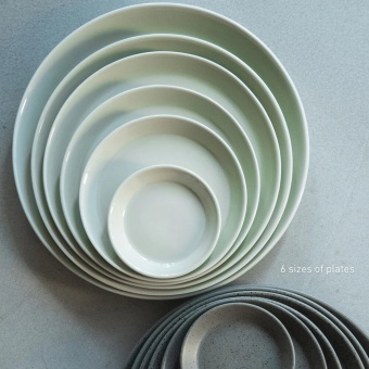 Тарелка Loveramics Stone 23 см D112-20BBG Salad Plate (Bauhaus Green), светло-зеленый 5