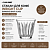 Стакан для кофе MHW-3BOMBER Wright Cup Espresso Shot Glass 240 мл Transparent G5055 — прозрачный стеклянный стакан для эспрессо, капучино и фильтр-кофе