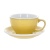 Кофейная пара LOVERAMICS Egg 106BBC / 141BBC Butter Cup (чашка и блюдце), сливочно-желтый 200 мл.