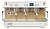 Кофемашина эспрессо рожковая Dalla Corte XT Classic WO, 3 группы, белый дуб, 1-MC-DCPROXT6T-3-WO-400