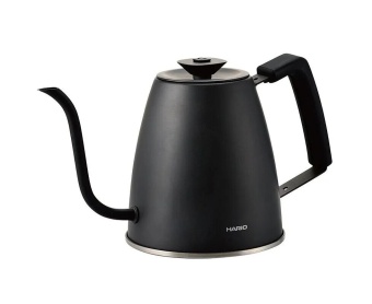 Чайник с носиком gooseneck Hario Smart G Kettle DKG-140-B, стальной, цвет черный, объём 1,4 л. 1