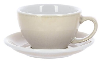 C088-140BIV Ivory (чашка и блюдце), бежевый 300 мл.