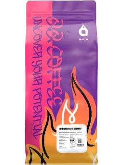 Эфиопия Лиму QQ COFFEE (для эспрессо) кофе в зернах, упак. 1 кг.