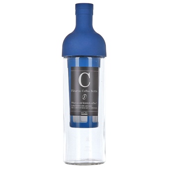 Заварник стекляный Hario FIC-70-YB-EU с фильтром, бутылка 650 мл, голубой