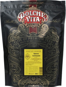 Красно Солнышко DOLCE VITA чай черный c добавками, упак. 250 г.