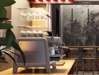 Кофемашина эспрессо рожковая Astoria AB200 2 группы, выокие, атоматическая, с дисплеем, цвето черный хром | интернет-магазин товаров для кофеен ТЕРРИТОРИЯ КОФЕ