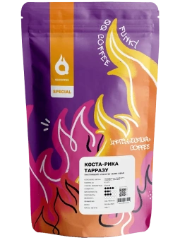 Коста-Рика Тарразу QQ COFFEE (под фильтр) кофе в зёрнах, упак. 200 г.