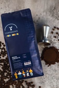 Brazil Santos FС COFFEESTATE (для эспрессо) кофе в зёрнах, упак. 1 кг.