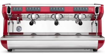 Nuova Simonelli Appia Life 3Gr V, красная— профессиональная рожковая кофемашина для эспрессо