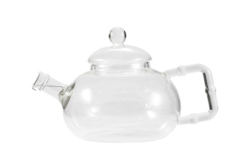 Чайник стеклянный Люпин с пружинкой-фильтром в носике, 600 мл