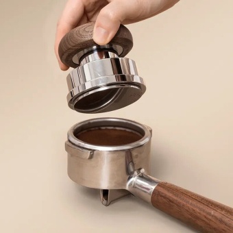 Темпер с калибровкой давления 58.4 mm, Timemore Pucks Temper, дерево, 70TTA001AA102