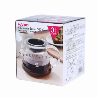 Чайник сервировочный Hario XGS-36TB-EX, стекло, стеклянная ручка, объем 360 мл 4