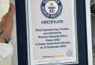 Дубай установил мировой рекорд, подарив миру самую дорогую чашку кофе