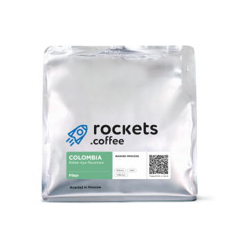 Colombia Rafael Aya Pacamara ROCKETS COFFEE (под фильтр) кофе в зернах, упак. 250 г.