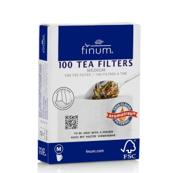 Фильтр пакеты для заваривания чая Finum Медиум 130х100 мм, упак. 100 шт