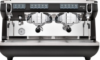 Кофемашина эспрессо рожковая Nuova Simonelli Appia Life 2 groups V Black автоматическая, цвет чёрный (1)