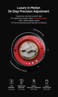 Кофемолка ручная ZeroHero Z7, цвет зеленый, bsym036