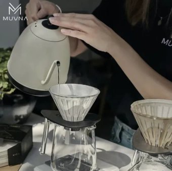 Бумажные фильтры для кофе MUVNA V60-02, отбеленные