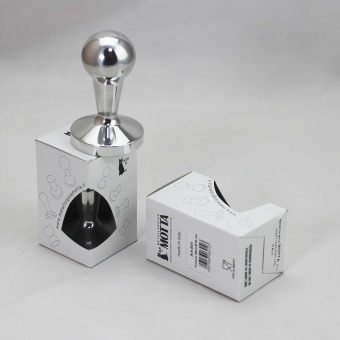 Темпер для кофе d58 мм MOTTA SFERA 641 цельнометаллический алюминиевый (7)