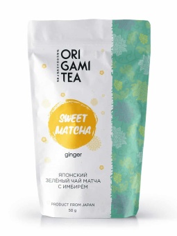 Японский чай матча Sweet matcha с имбирём ORIGAMI TEA, упак. 50 гр. 1