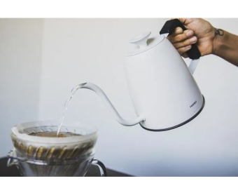 Чайник с носиком goonseneck Hario Smart G Kettle DKG-140-W, стальной, цвет белый, объём 1 л. 5