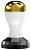 Темпер для кофе Pesado With Black Base 58,5 мм, color white/gold