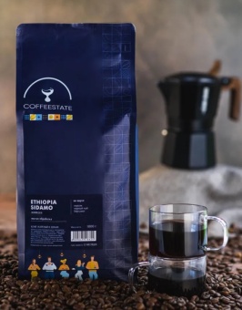 Ethiopia Sidamo COFFEESTATE (для эспрессо) кофе в зёрнах, упак. 1 кг.