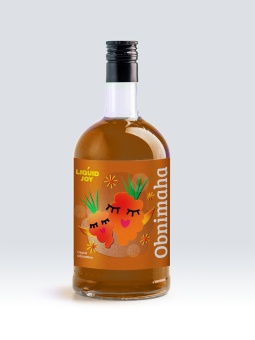 Облепиха сироп Obnimaha LIQUID JOY бутылка стекло 700 мл 3