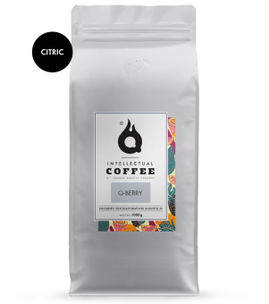 Q-Berry QQ COFFEE (для эспрессо) кофе в зернах, упак. 1 кг.