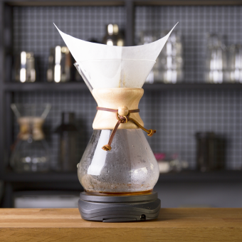 Фильтры бумажные для кофеварок KONIG Chemex  белые упак 100 шт. KCW1515