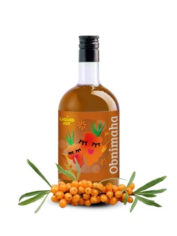 Облепиха сироп Obnimaha LIQUID JOY бутылка стекло 700 мл 1