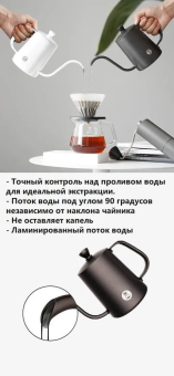 Набор для заваривания кофе Timemore C3S PourOver Set (Fish03) 70TGB003AA214, цвет белый (5)