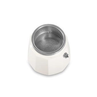 Гейзерная кофеварка MHW-3BOMBER Double Valve на 100 мл, белая, Potwhite-100 ML, M5887W (1)