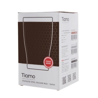 Термостакан TIAMO HE5165TBK стальной цвет чёрный титан объем 360 мл 4