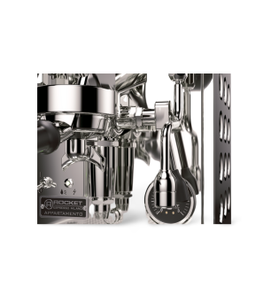 Кофемашина эспрессо рожковая Rocket Appartamento TCA RE502A1B11, корпус стальной с черными вставками 8
