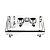 Кофемашина эспрессо рожковая Victoria Arduino Eagle One 2 groups White color, цвет корпуса белый