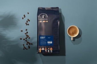 Espresso Blend 2 (бразилия, уганда) COFFEESTATE кофе в зёрнах, упак. 1 кг