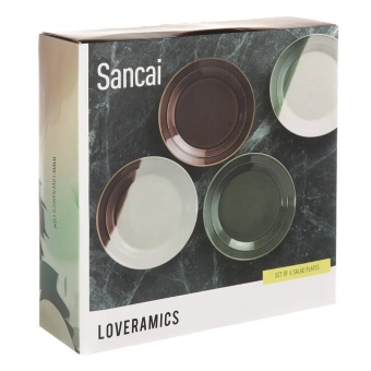 Набор тарелок 4 шт Loveramics Sancai D104-91A Salad Plate 22,5 см (расцветка Ассорти) 11