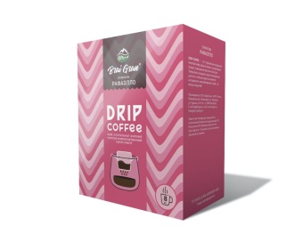 Рафаэлло BRAI GRAN кофе молотый в ДРИП-ПАКЕТАХ, упак. 8 шт. по 8 г.