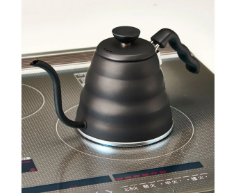 Чайник с носиком goonseneck Hario Buono VKB-120-MB стальной, чёрный 6