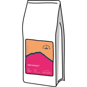Эдельвейс Бленд CALDERA (для эспрессо) кофе в зернах, упак. 1 кг.
