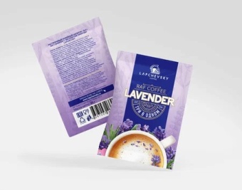 Raf Lavender LAPCHEVSKY COFFEE кофе растворимый 3 в 1, упак. 20 г.
