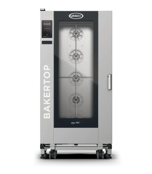 Пароконвектомат с тележкой UNOX BAKERTOP MIND.Maps™ BIG ONE XEBL-16EU-E1RS может готовить большое количество продукции простым и интуитивно понятным способом
